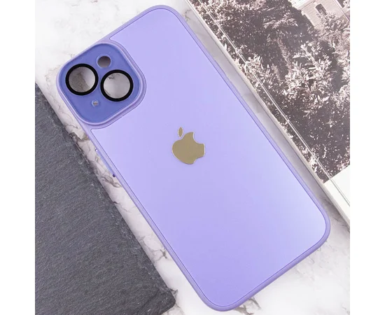 Чехол TPU+Glass Sapphire Midnight для Apple iPhone 14 Plus (6.7") Сиреневый / Dasheen