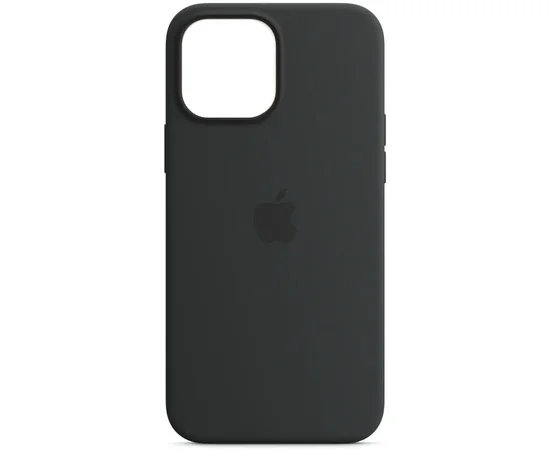 Чохол Silicone case (AAA) full with Magsafe для Apple iPhone 14 Plus (6.7") Чорний / Midnight