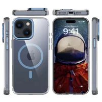 Чехол TPU Space Case Apex with MagSafe для Apple iPhone 14 Plus / 15 Plus (6.7") Navy Blue