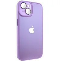 Чехол TPU+Glass Sapphire Midnight для Apple iPhone 14 Plus (6.7") Сиреневый / Lilac
