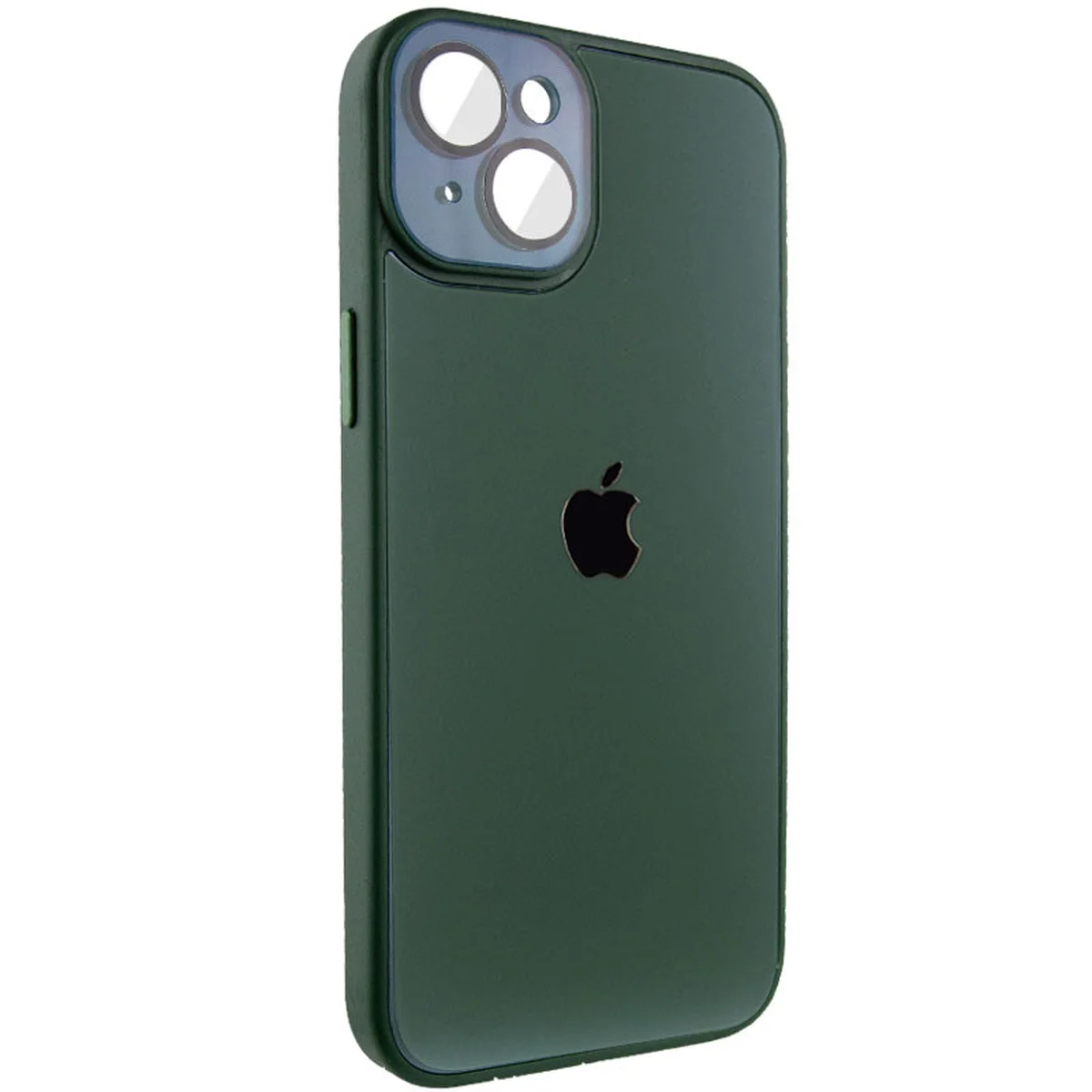 Чехол TPU+Glass Sapphire Midnight для Apple iPhone 14 Plus (6.7") Зеленый / Forest green