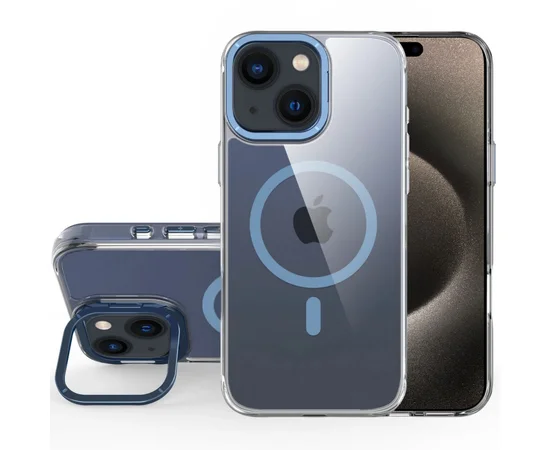 Чохол TPU Space Case Apex with MagSafe для Apple iPhone 14 Plus / 15 Plus (6.7") Navy Blue