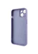 Чехол TPU+Glass Sapphire Midnight для Apple iPhone 14 Plus (6.7") Сиреневый / Dasheen