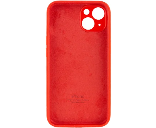Чехол Silicone Case Full Camera Protective (AA) для Apple iPhone 14 Plus (6.7") Красный / Red