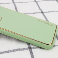 Кожаный чехол Xshield для Apple iPhone 14 Plus (6.7") Зеленый / Pistachio