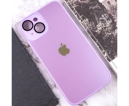 Чехол TPU+Glass Sapphire Midnight для Apple iPhone 14 Plus (6.7") Сиреневый / Lilac