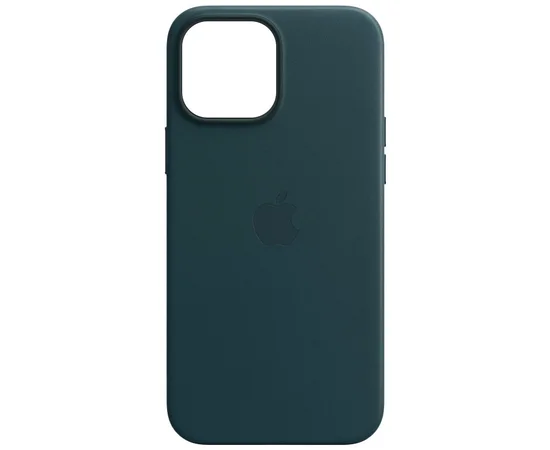 Кожаный чехол Leather Case (AA) with MagSafe для Apple iPhone 14 Plus (6.7") Indigo Blue