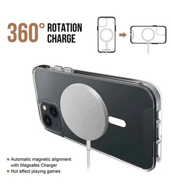 Чехол TPU Space Case with MagSafe для Apple iPhone 14 Plus (6.7") Прозрачный