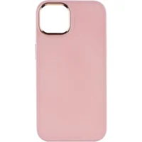 TPU чохол Bonbon Metal Style для Apple iPhone 14 Plus (6.7") Рожевий / Light pink