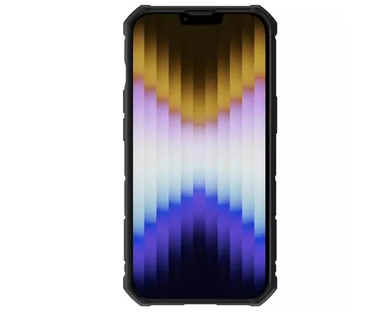 TPU+PC чехол Nillkin CamShield Armor Pro no logo (шторка на камеру) для Apple iPhone 14 Plus (6.7") Зеленый