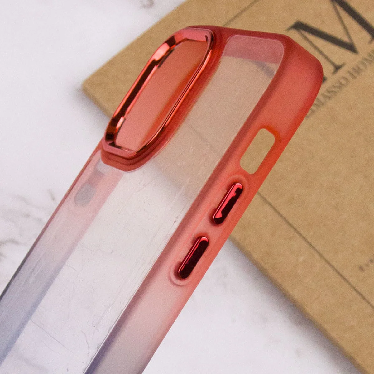 Чохол TPU+PC Fresh sip series для Apple iPhone 14 Plus (6.7") Чорний / Червоний