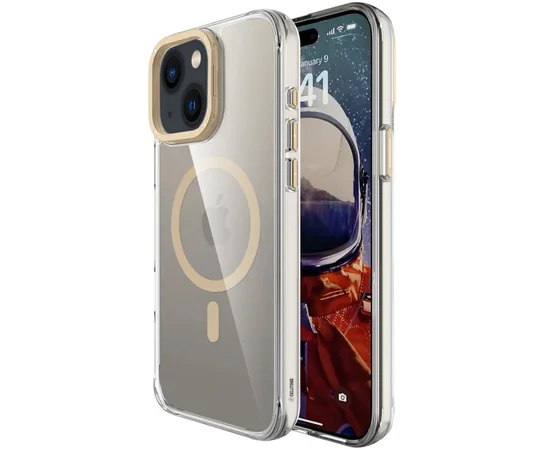 Чехол TPU Space Case Apex with MagSafe для Apple iPhone 14 Plus / 15 Plus (6.7") Gold