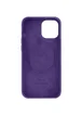 Кожаный чехол Leather Case (AA) with MagSafe для Apple iPhone 14 Plus (6.7") Violet