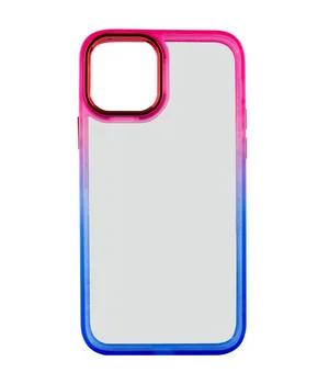 Чохол TPU+PC Fresh sip series для Apple iPhone 14 Plus (6.7") Синій / Рожевий