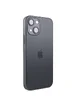 Чехол TPU+Glass Sapphire matte case для Apple iPhone 14 Plus (6.7") Graphite Black