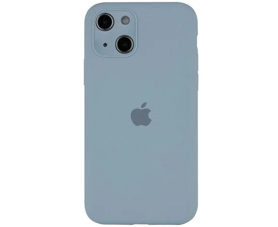 Чехол Silicone Case Full Camera Protective (AA) для Apple iPhone 14 Plus (6.7") Голубой / Sweet Blue