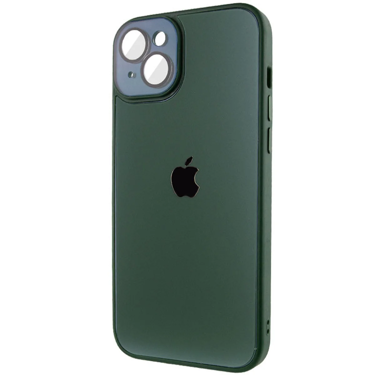 Чехол TPU+Glass Sapphire Midnight для Apple iPhone 14 Plus (6.7") Зеленый / Forest green