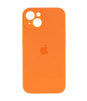 Чехол Silicone Case Full Camera Protective (AA) для Apple iPhone 14 Plus (6.7") Оранжевый / Kumquat Чехол Silicone Case Full Camera Protective (AA) для Apple iPhone 14 Plus (6.7") Оранжевый / Kumquat
