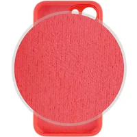 Чехол Silicone Case Full Camera Protective (AA) для Apple iPhone 14 Plus (6.7") Оранжевый / Pink citrus