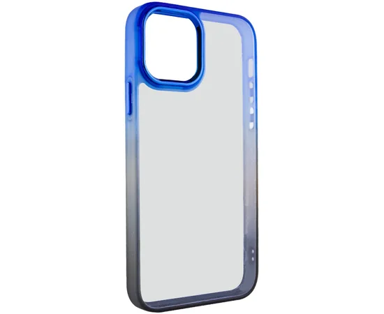 Чехол TPU+PC Fresh sip series для Apple iPhone 14 Plus (6.7") Черный / Синий