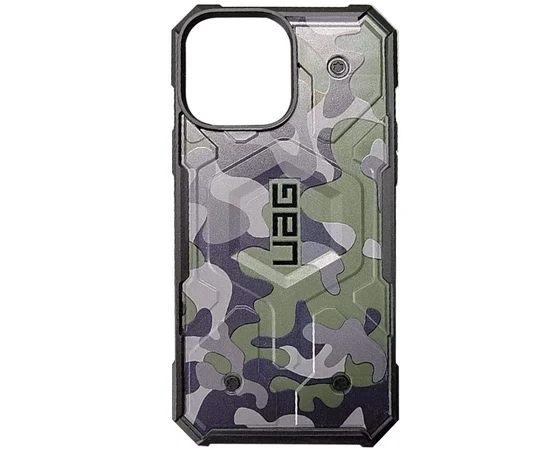 Ударопрочный чехол UAG Pathfinder with MagSafe Camo для Apple iPhone 14 Plus (6.7") Зеленый