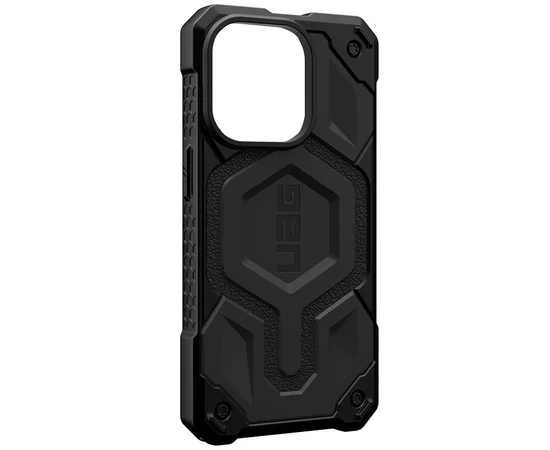 Ударопрочный чехол UAG Monarch Pro with MagSafe Leather для Apple iPhone 14 Plus (6.7") Черный