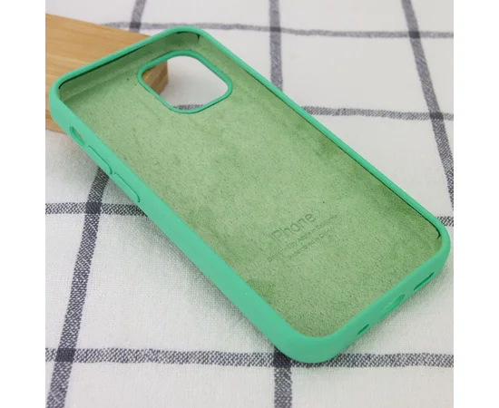 Чохол Silicone Case Full Protective (AA) для Apple iPhone 14 Plus (6.7") Зелений / Spearmint