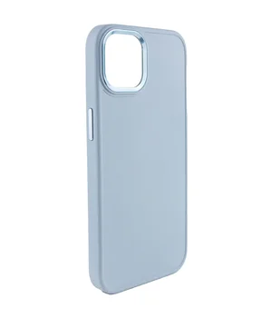 TPU чохол Bonbon Metal Style для Apple iPhone 14 Plus (6.7") Блакитний / Mist blue
