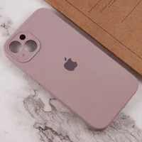 Чехол Silicone Case Full Camera Protective (AA) для Apple iPhone 14 Plus (6.7") Серый / Lavender