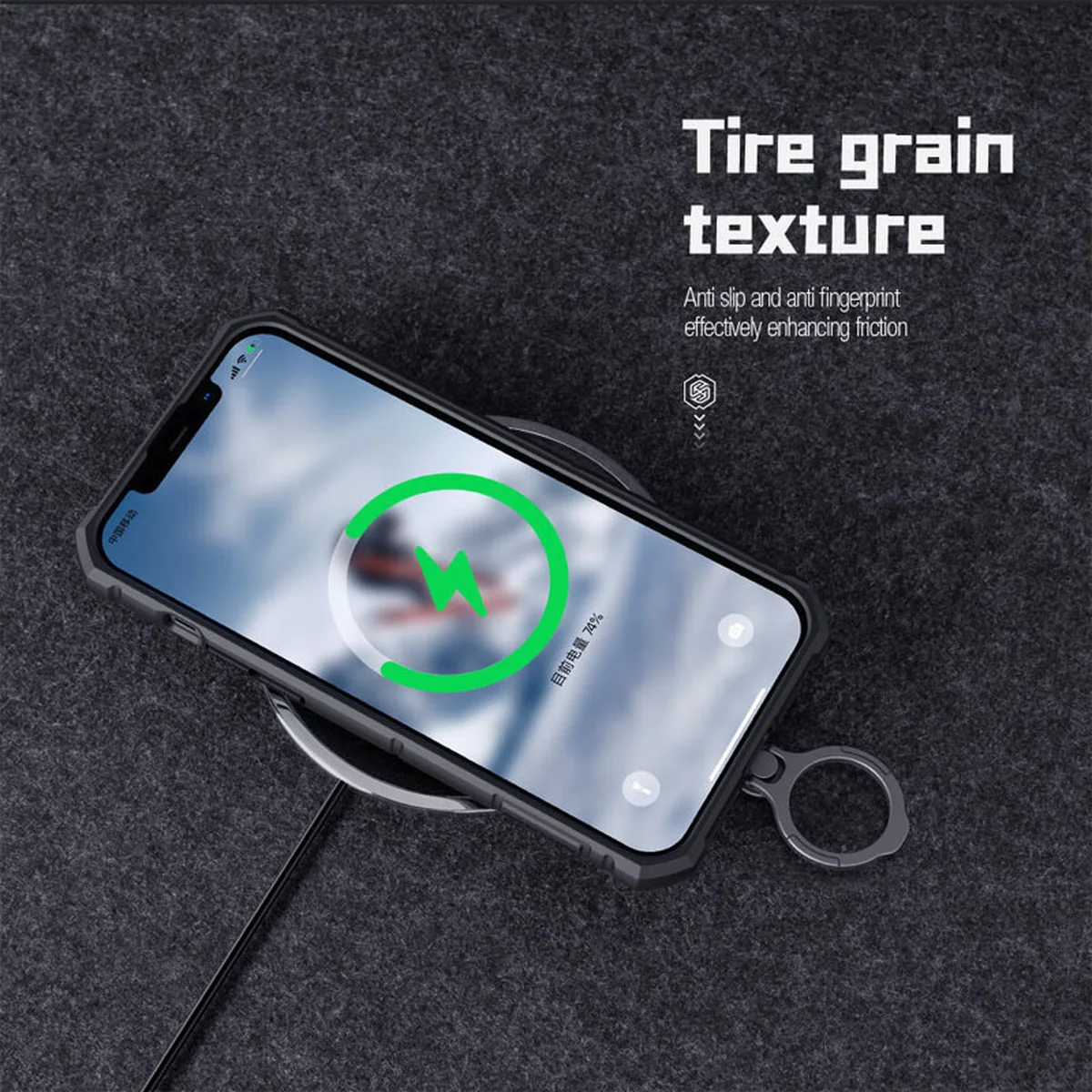 TPU+PC чехол Nillkin CamShield Armor Pro no logo (шторка на камеру) для Apple iPhone 14 Plus (6.7") Черный