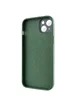 Чехол TPU+Glass Sapphire Midnight для Apple iPhone 14 Plus (6.7") Зеленый / Forest green
