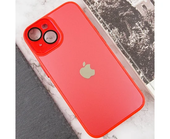 Чехол TPU+Glass Sapphire Midnight для Apple iPhone 14 Plus (6.7") Красный / Red
