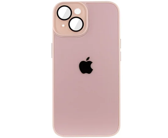 Чехол TPU+Glass Sapphire Midnight для Apple iPhone 14 Plus (6.7") Розовый / Pink Sand