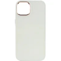 TPU чохол Bonbon Metal Style для Apple iPhone 14 Plus (6.7") Білий / White