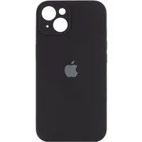 Чехол Silicone Case Full Camera Protective (AA) для Apple iPhone 14 Plus (6.7") Черный / Black