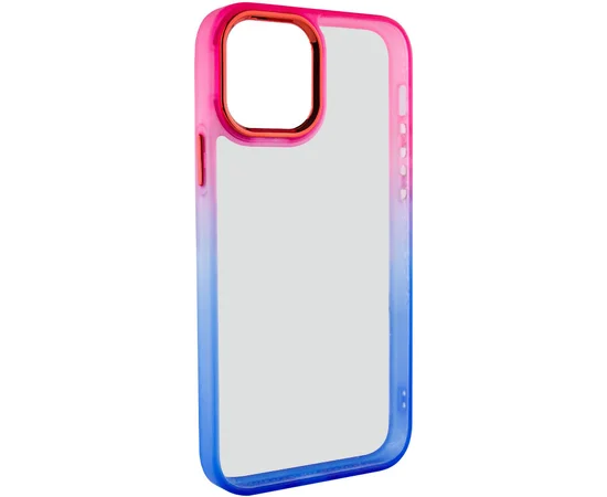 Чохол TPU+PC Fresh sip series для Apple iPhone 14 Plus (6.7") Синій / Рожевий