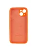 Чехол Silicone Case Full Camera Protective (AA) для Apple iPhone 14 Plus (6.7") Оранжевый / Kumquat