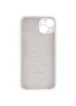 Чехол Silicone Case Full Camera Protective (AA) для Apple iPhone 14 Plus (6.7") Белый / White