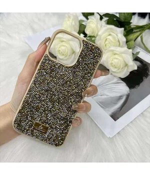 TPU чохол Bling World Rock Diamond для Apple iPhone 14 Plus (6.7") Золотий