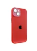 Чехол TPU+Glass Sapphire Midnight для Apple iPhone 14 Plus (6.7") Красный / Red
