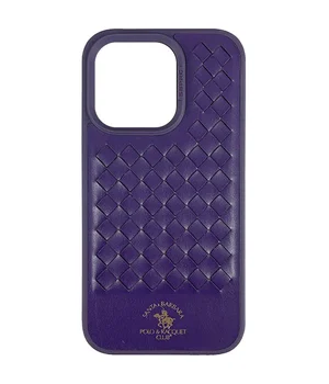 Шкіряний чохол Polo Santa Barbara для Apple iPhone 14 Plus (6.7") Purple