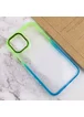 Чохол TPU+PC Fresh sip series для Apple iPhone 14 Plus (6.7") Бірюзовий / Лимонний