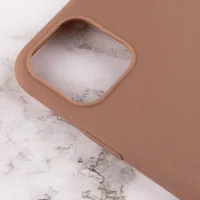 Силиконовый чехол Candy для Apple iPhone 14 Plus (6.7") Коричневый