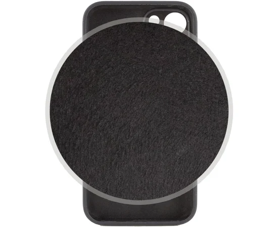 Чехол Silicone Case Full Camera Protective (AA) для Apple iPhone 14 Plus (6.7") Черный / Black