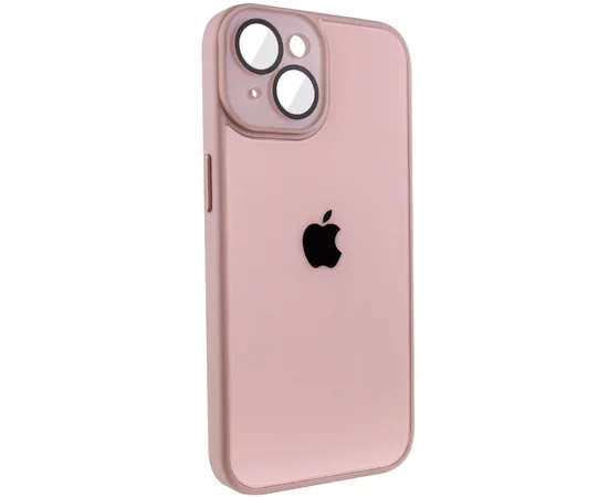 Чехол TPU+Glass Sapphire Midnight для Apple iPhone 14 Plus (6.7") Розовый / Pink Sand