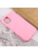Силиконовый чехол Candy для Apple iPhone 14 Plus (6.7") Розовый
