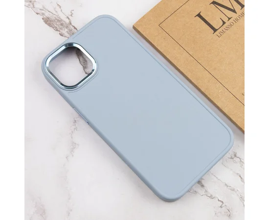TPU чохол Bonbon Metal Style для Apple iPhone 14 Plus (6.7") Блакитний / Mist blue