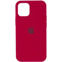 Чехол Silicone Case Full Protective (AA) для Apple iPhone 14 Plus (6.7") Красный / Rose Red