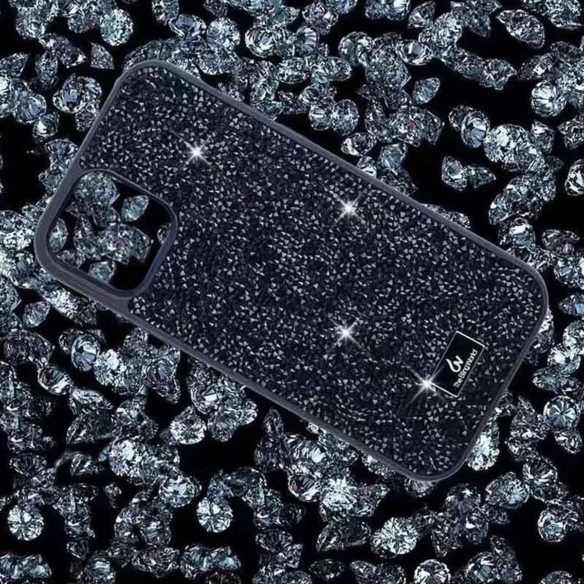 TPU чехол Bling World Rock Diamond для Apple iPhone 14 Plus (6.7") Черный