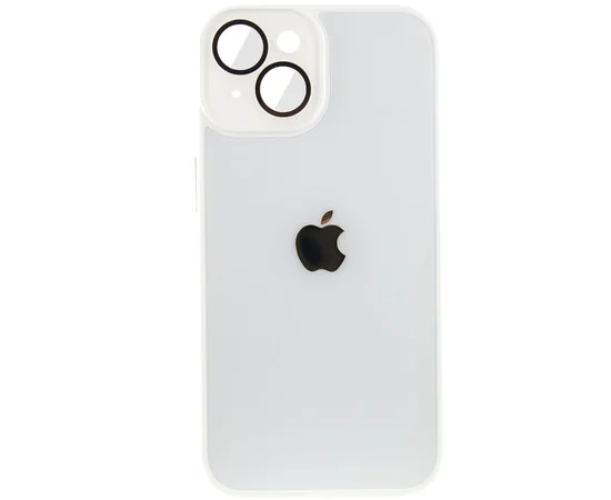 Чехол TPU+Glass Sapphire Midnight для Apple iPhone 14 Plus (6.7") Белый / White